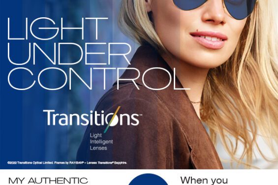Transitions Optical in Canada Announces “My Authentic Transitions ® Lenses” Contest