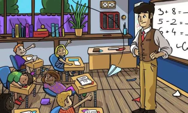 Optical Illusion IQ Test: Only 2% can spot Teacher’s lost Glasses inside classroom in 15 secs!
