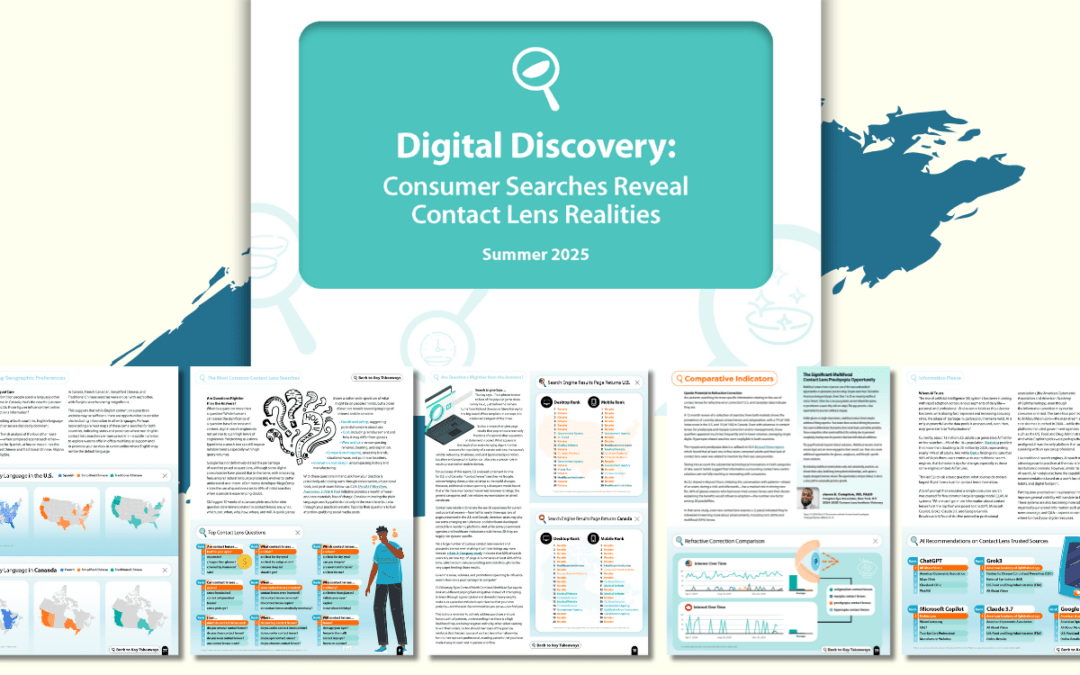 New Report Investigates Why Consumers Search Online for Contact Lens Information