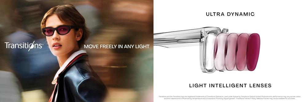 New Transitions® campaign inspires wearers to ‘move freely in any light’