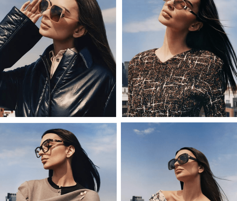 Tory Burch FW25 Eyewear Collection Featuring Emily Ratajkowski