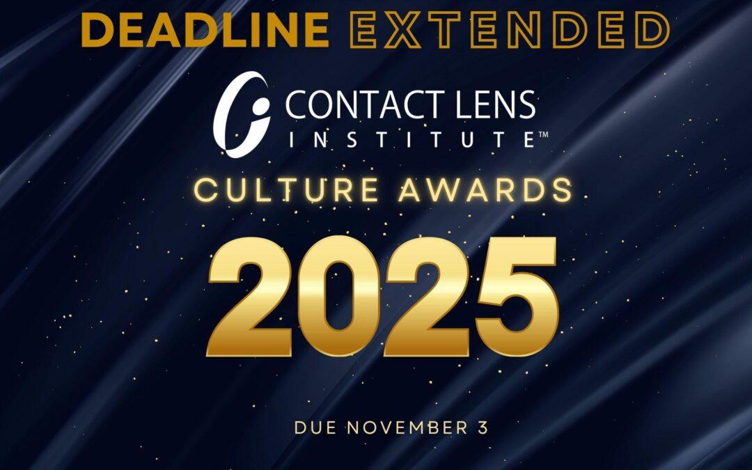 Contact Lens Institute Extends Culture Awards Deadline to November 3