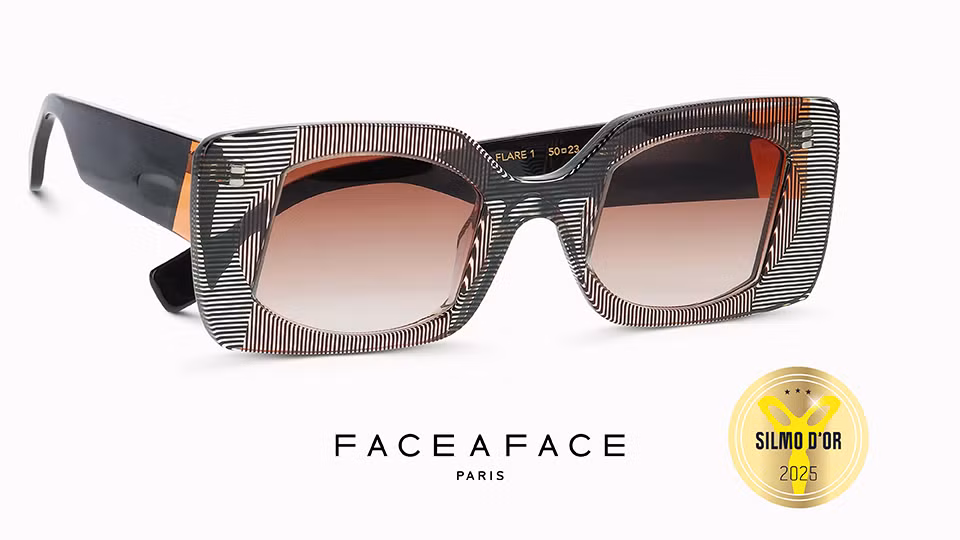 FLARE by FACE A FACE, winner of the SILMO d’Or for Sunglasses “Eyewear Designer”