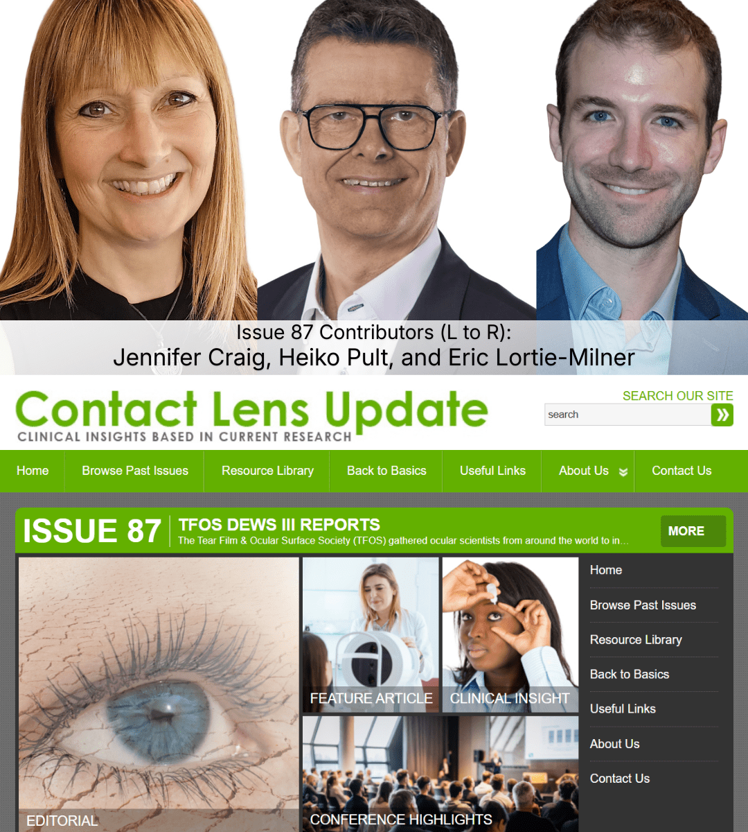 Eye Repotts CORE Summarizes TFOS DEWS III Reports to Boost Dry Eye Knowledge ...