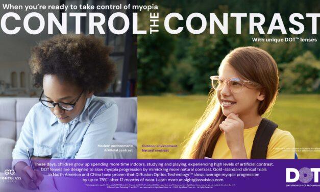 SightGlass Vision Launches “Control the Contrast” Professional Education Campaign for Myopia Control
