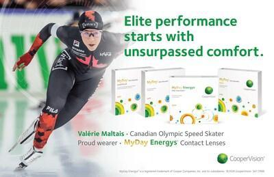 CooperVision Partners with Canadian Olympic Speed Skater Valérie Maltais on Her Continued Pursuit of Excellence on the World Stage