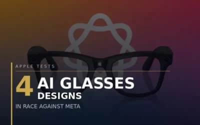 Apple Tests 4 AI Glasses Designs in Race Against Meta