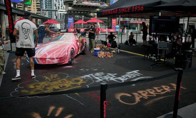Carrera Paints Toronto Red: Art, Eyewear and a Corvette Take Over Sankofa Square