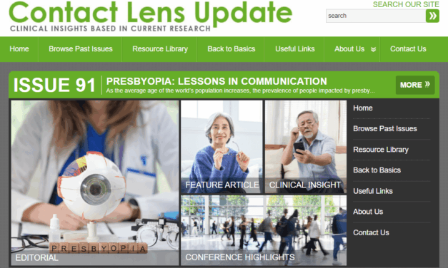 New Contact Lens Update Provides Tips for Communicating with Presbyopic Patients