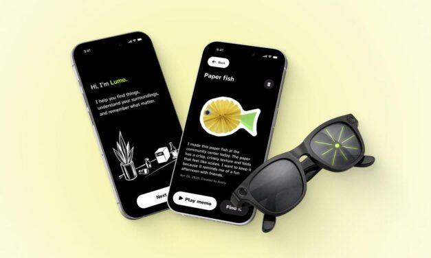 Lumo AI-powered smart glasses enhance visual perception and accessibility to support low-vision users