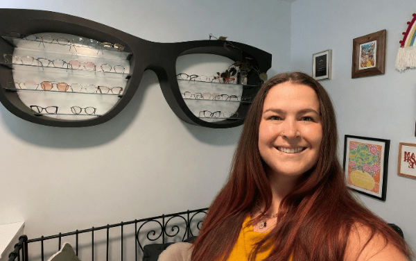 From Giveaway to Home: Cara Vezina’s Ultimate Optical Showcase Display Finds Its Place