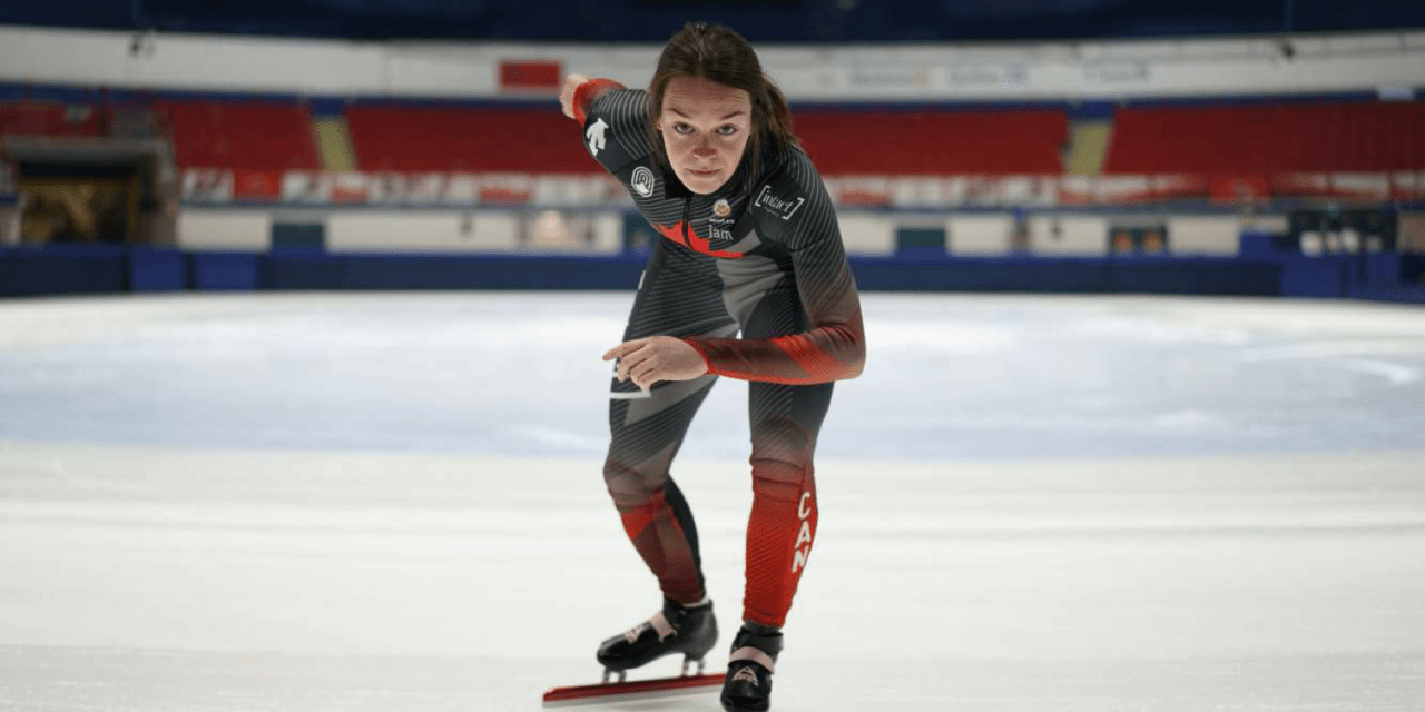 CooperVision and IRIS, The Visual Group co-sponsor Canadian speed skating medalist Kim Boutin