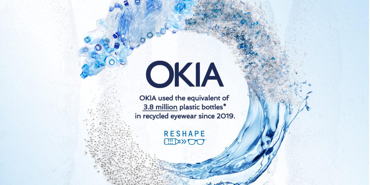 One million bottle challenge by OKIA: Over 3.8 million plastic bottles turned Into eyeglasses