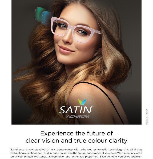 Vision RX Lab introduces SATIN ACHROM: Exceptional Clarity, Minimal Reflection