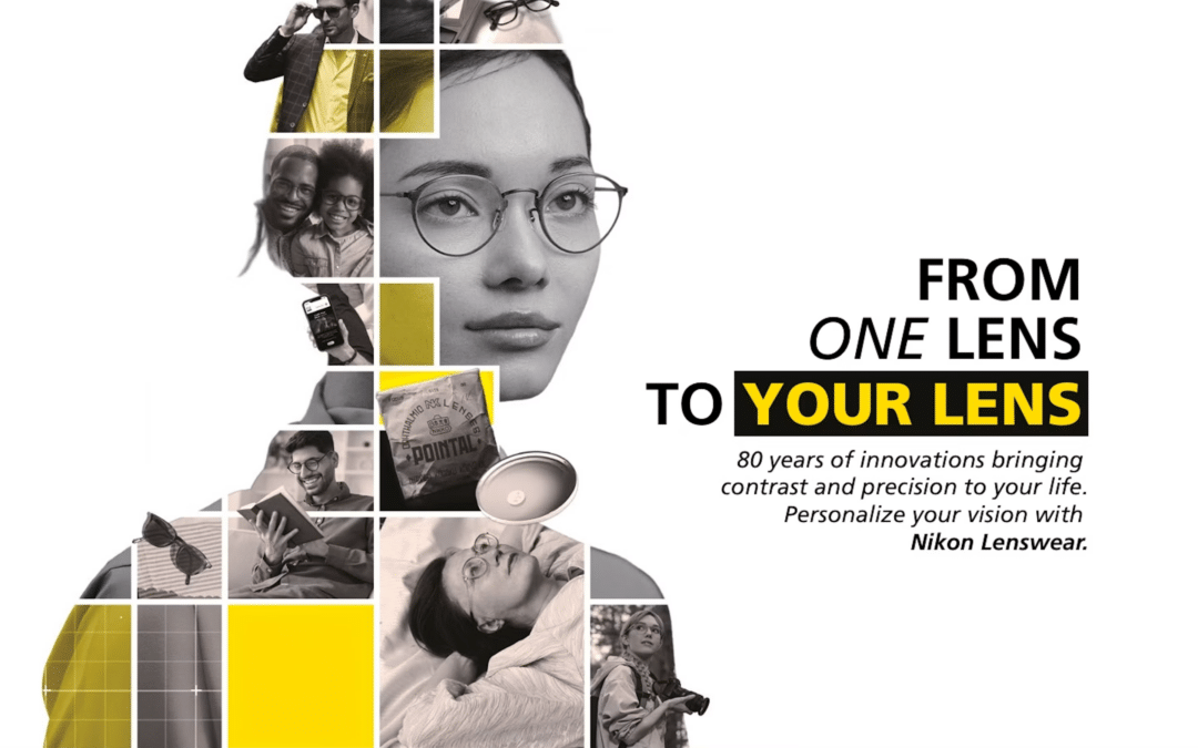 NIKON LENSWEAR – 80 YEARS OF INNOVATION.  BILLIONS OF PERSONALIZED VISION SOLUTIONS.
